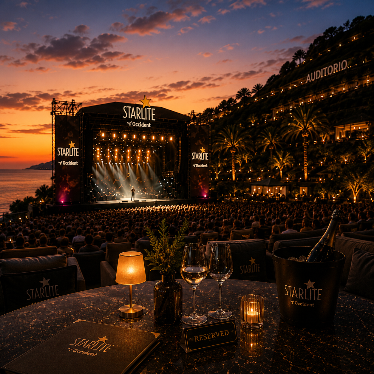 Music, gastronomy and celebrity under the Marbella sky.